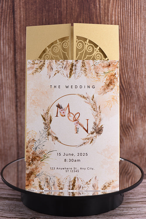 Classic Laser Cut Invitation Bella0139