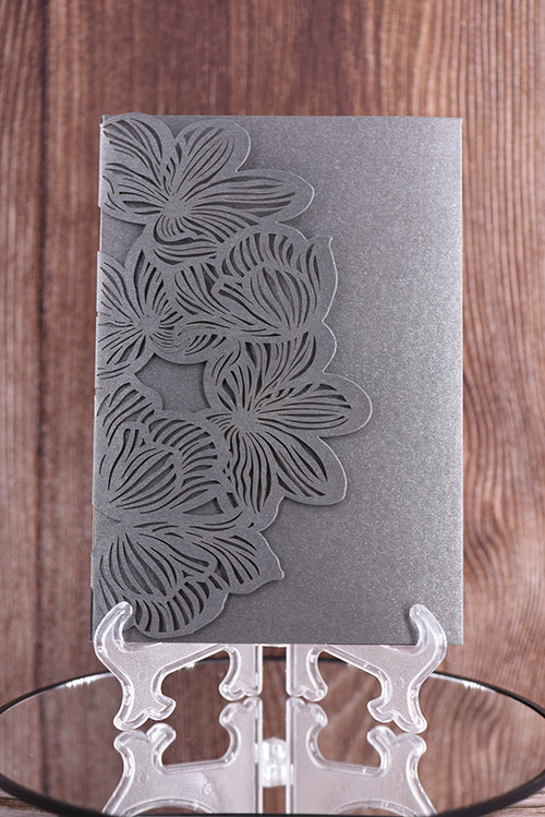 Trifold Classic Laser Cut Invitation Bella2120