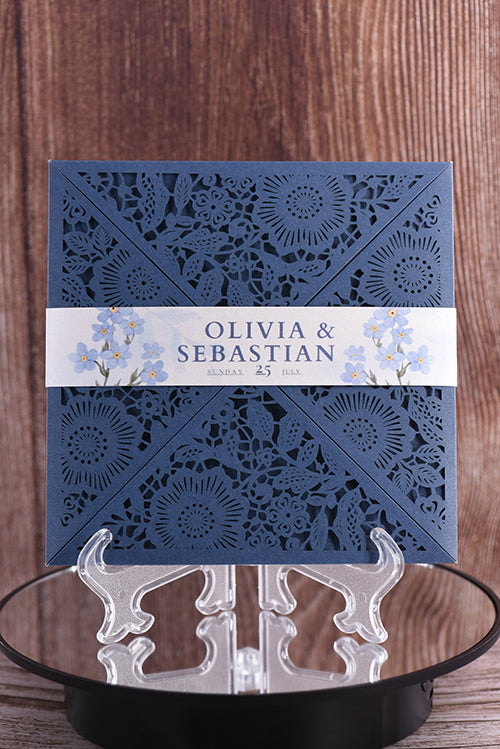 Classic Laser Cut Invitation Bella0015