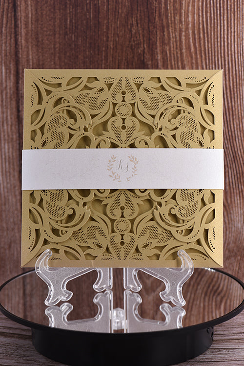 Classic Laser Cut Invitation Bella0019