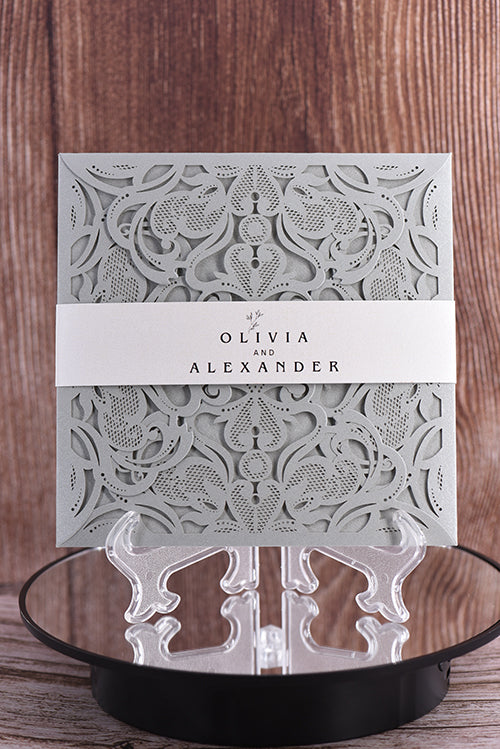 Classic Laser Cut Invitation Bella0019