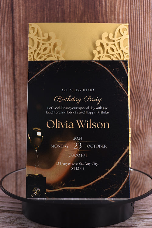 Classic Laser Cut Invitation Bella0041