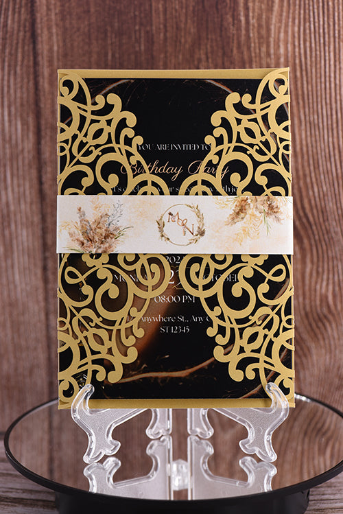 Classic Laser Cut Invitation Bella0041