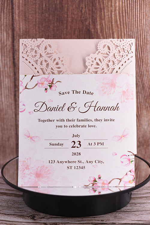 Classic Laser Cut Invitation Bella0067