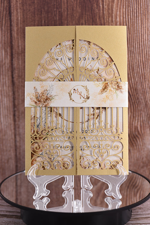 Classic Laser Cut Invitation Bella0139