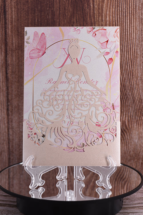 Classic Laser Cut Invitation Bella0161