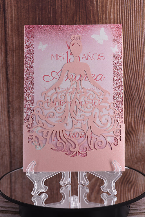 Classic Laser Cut Invitation Bella0161