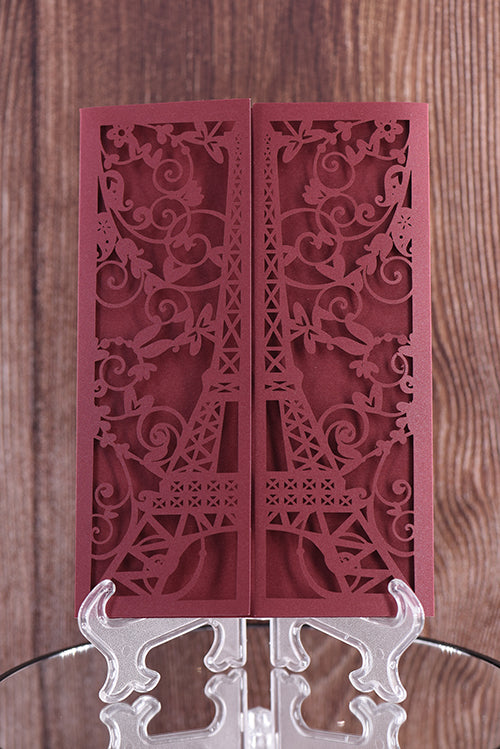 Classic Laser Cut Invitation Bella0174