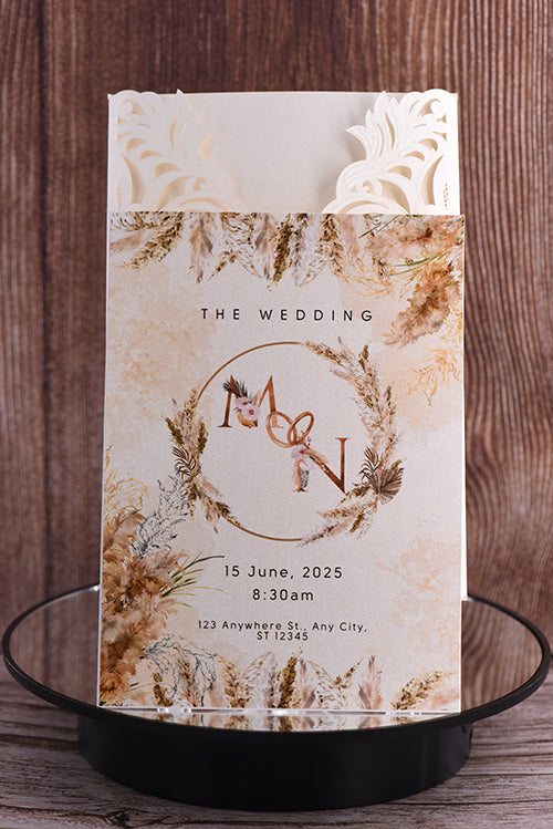 Classic Laser Cut Invitation Bella0195