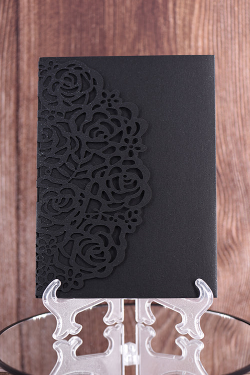 Trifold Classic Laser Cut Invitation Bella2122