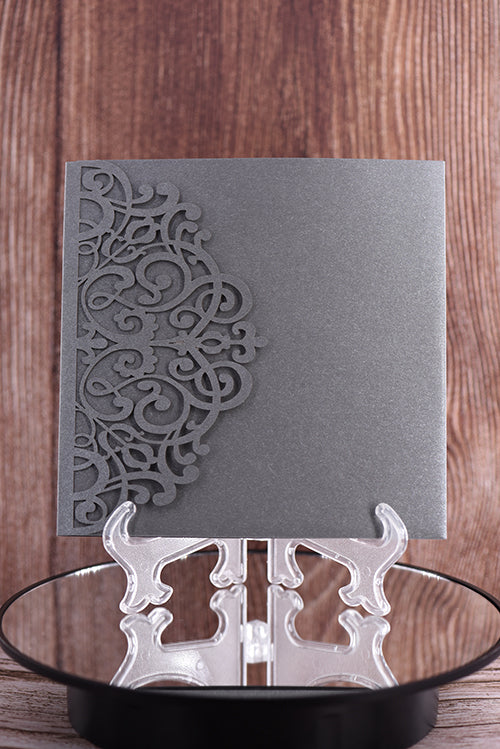 Trifold Classic Laser Cut Invitation Bella2125