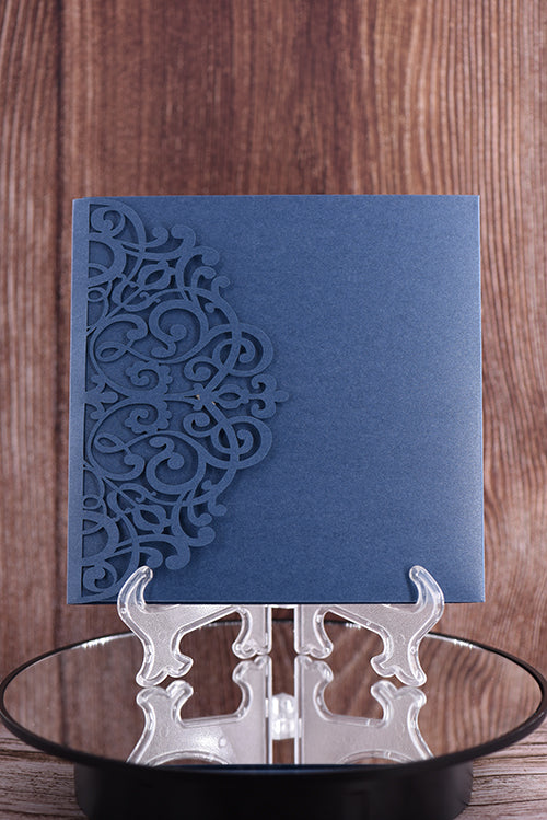 Trifold Classic Laser Cut Invitation Bella2125