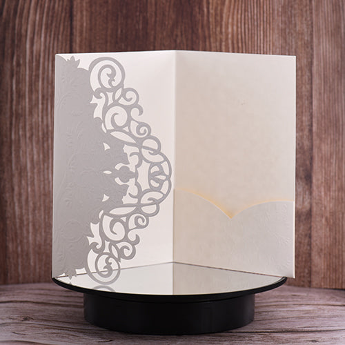 Trifold Classic Laser Cut Invitation Bella2130